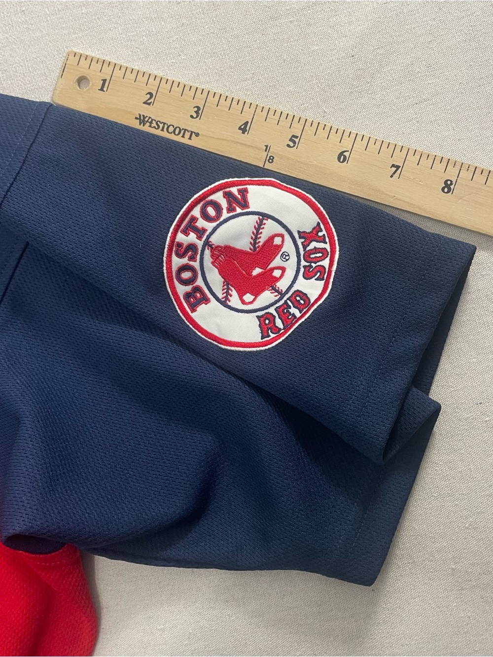 Vintage Boston Red Sox Jersey Men's M Team Nike Blue American Patch Stitched - Picture 12 of 12